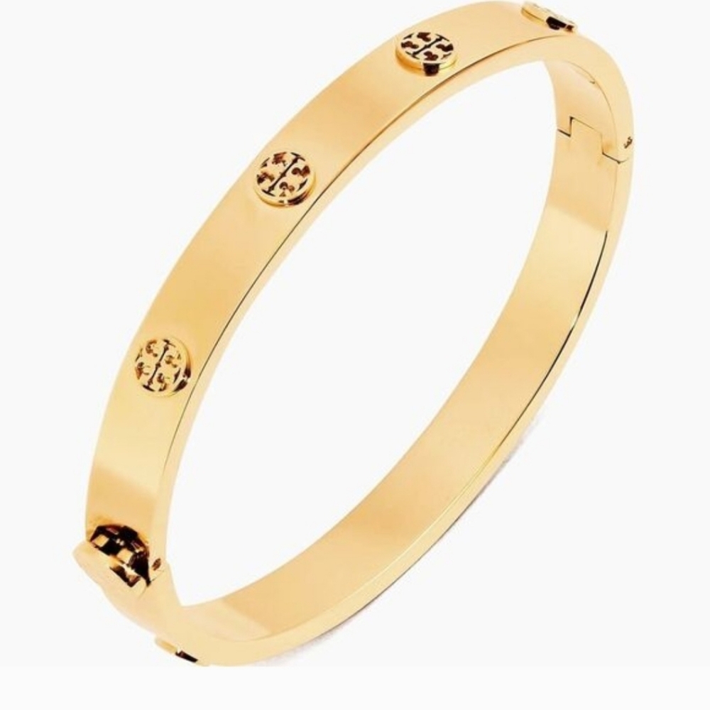 Tory Burch Gold Logo Bracelet